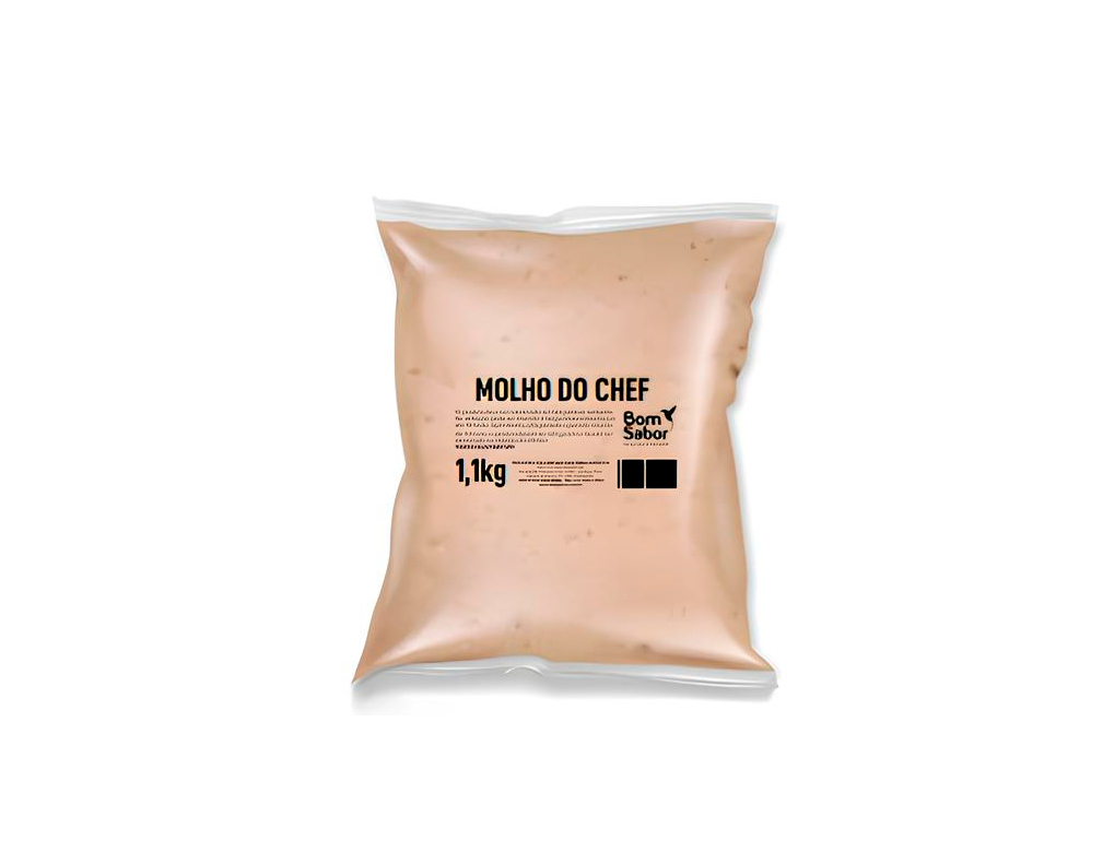 MOLHO DO CHEFE BOM SABOR 1,1 KG (CX 5 BAG)